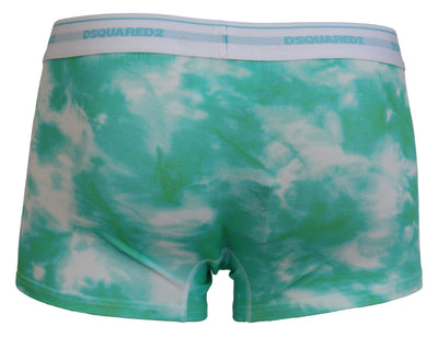 Multicolor Tie Dye Cotton Stretch Men Trunk Underwear