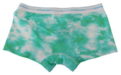 Multicolor Tie Dye Cotton Stretch Men Trunk Underwear