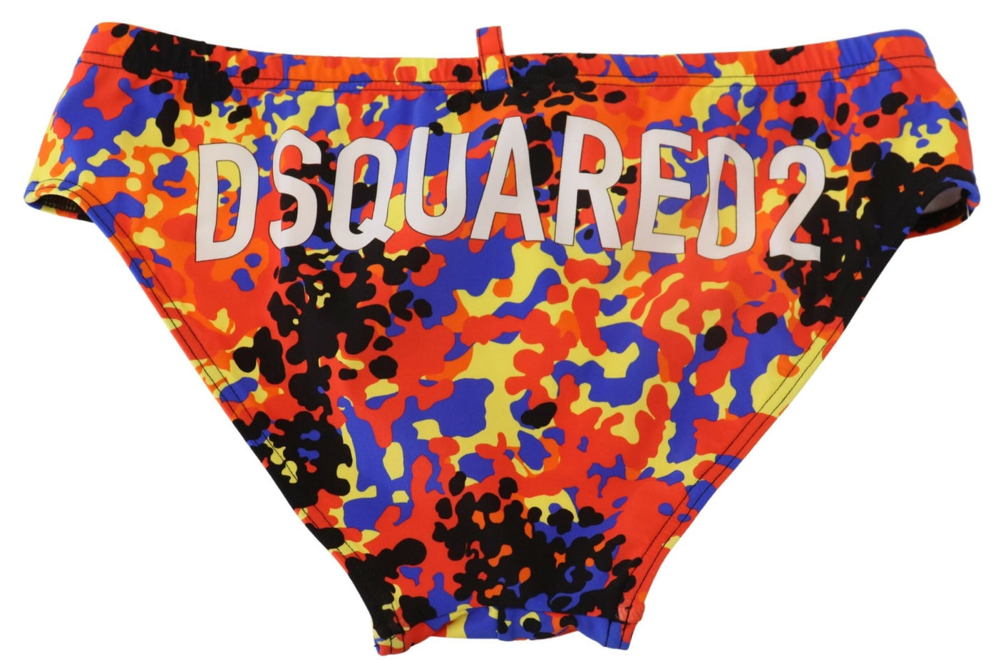 Multicolor Logo Printed Men Swim Brief Swimwear