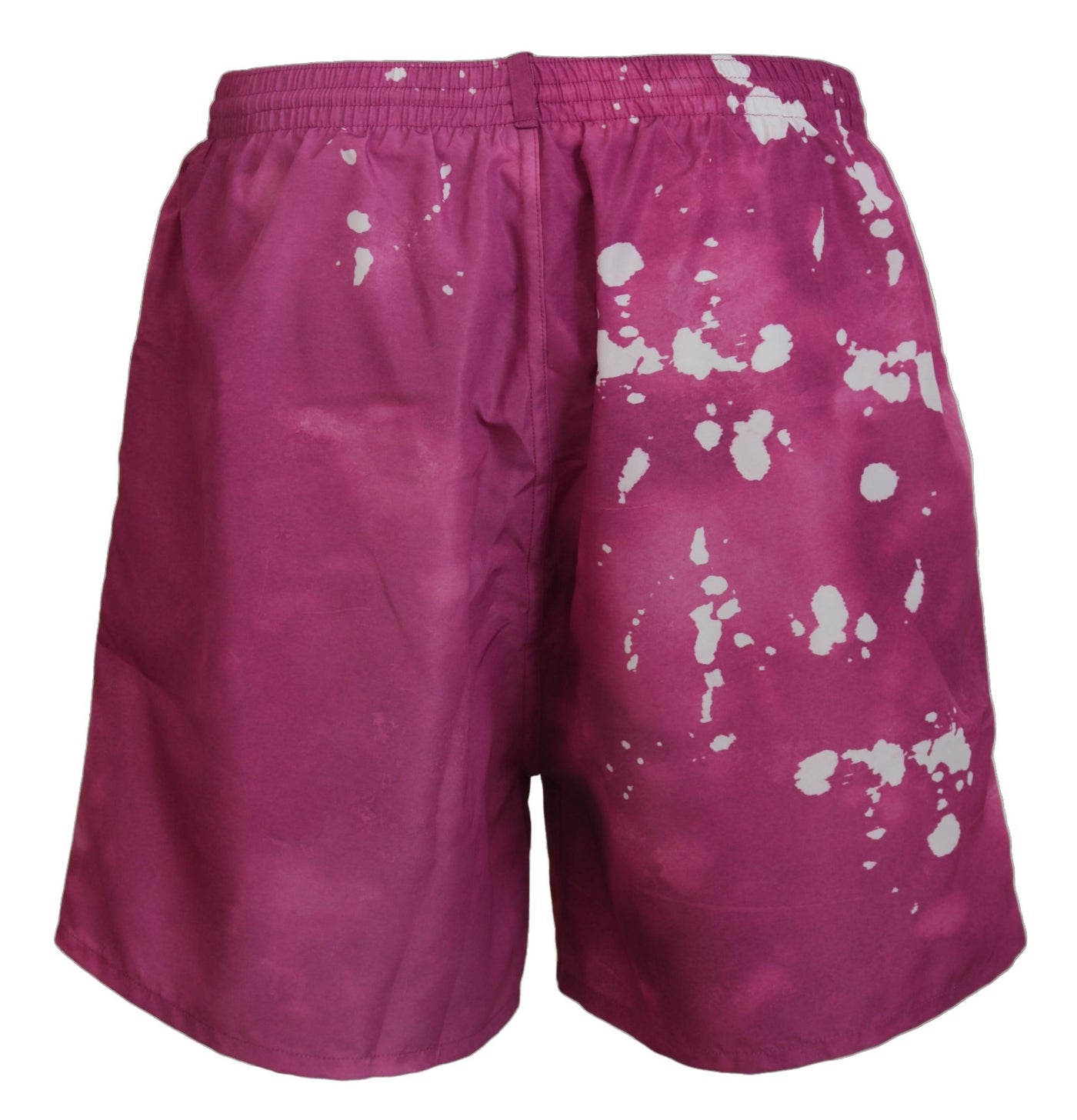 Pink Tie Dye Logo Men Beachwear Shorts Swimwear