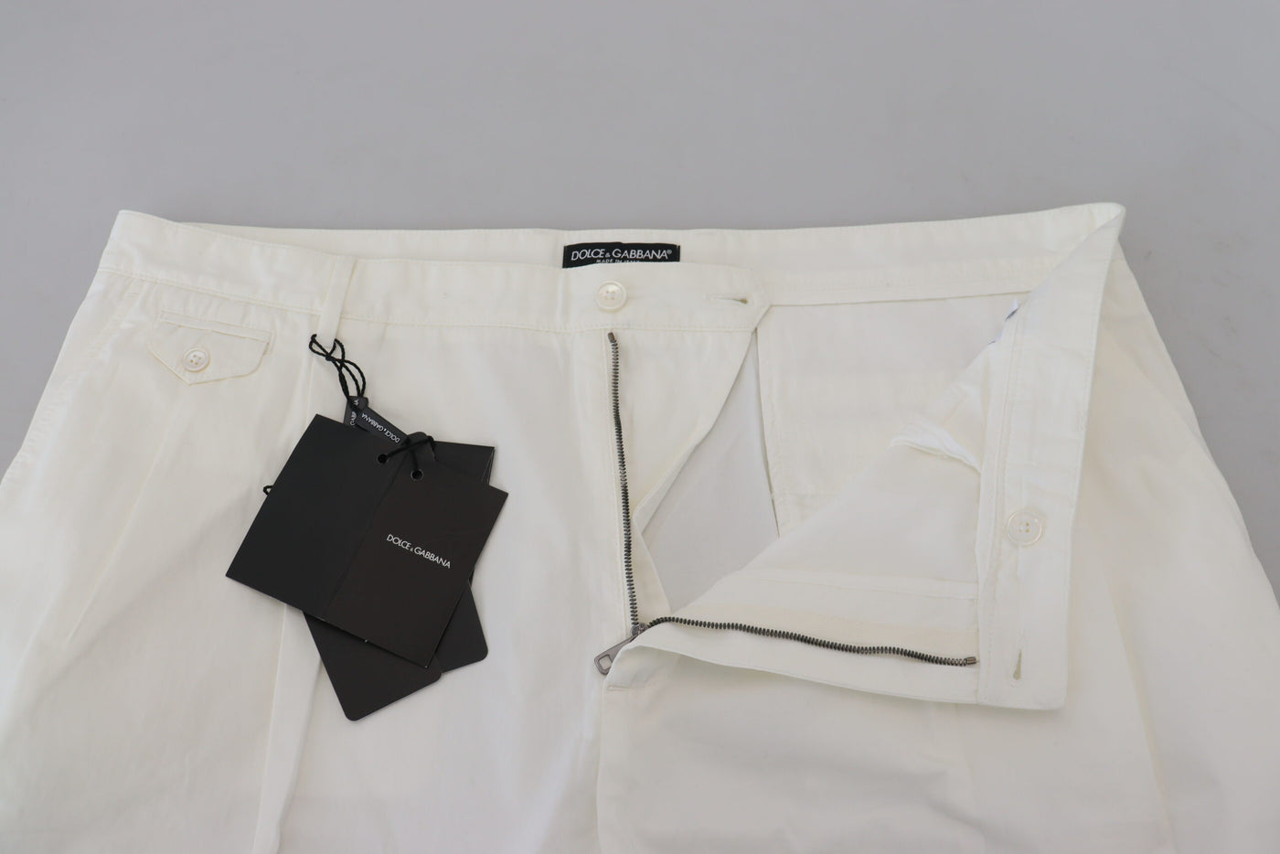 White Cotton Dress Formal Men Pants