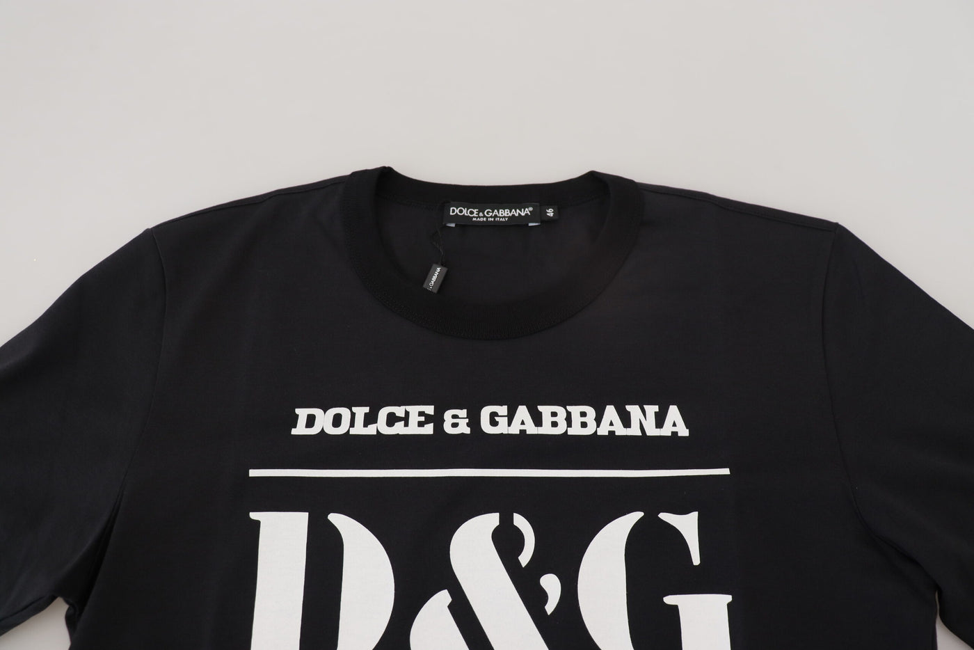 Blue D&G KING OF LOVE Cotton T-shirt