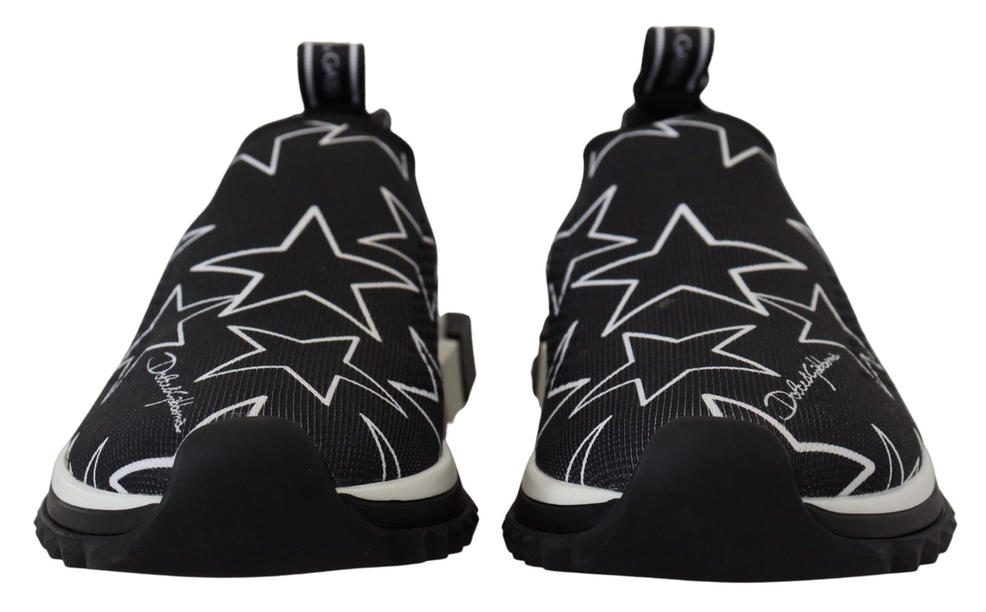 White Black Logo Stars Sneakers Sorrento Shoes