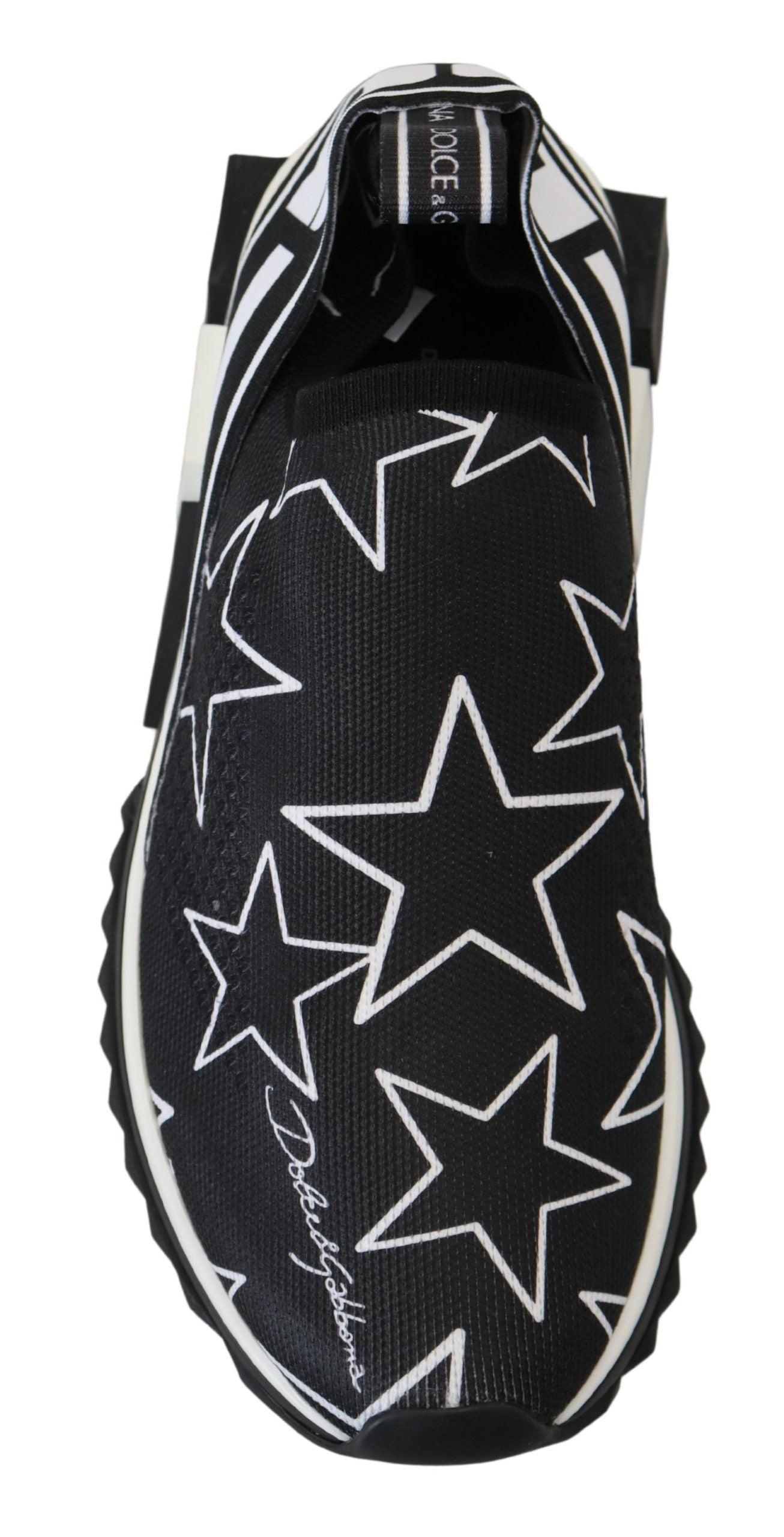 White Black Logo Stars Sneakers Sorrento Shoes