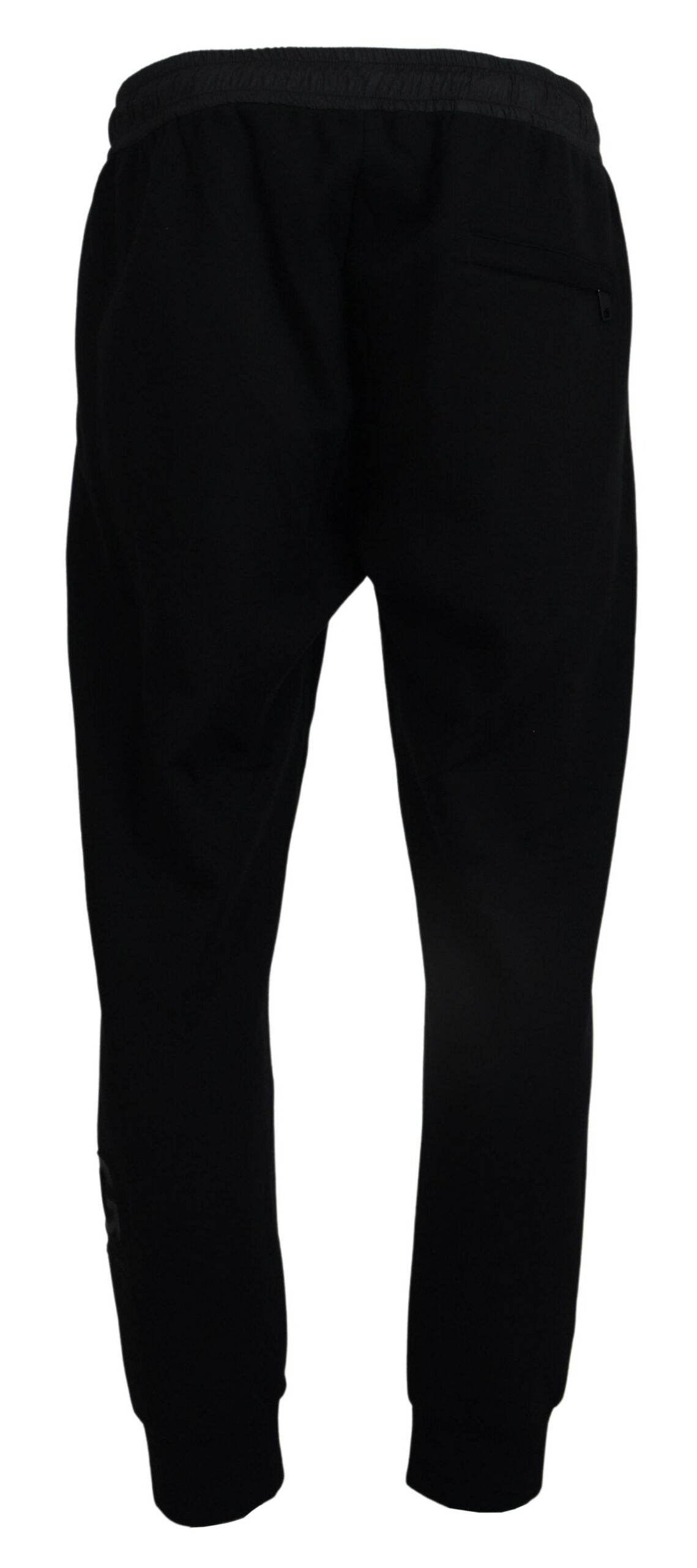 Black Cotton Jogger Men Pants