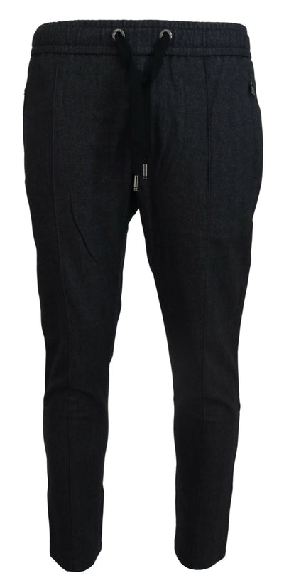 Gray Cotton Jogger Men Pants