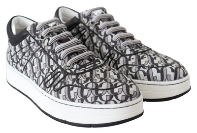 Silver Black Glitter Hawaii Sneakers