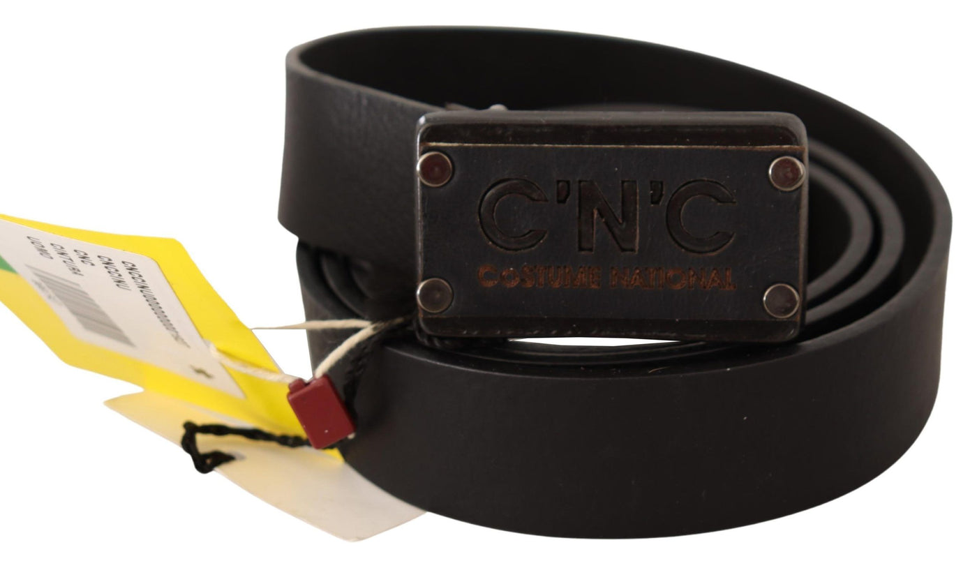 Belt Black Rustic Buckle Waist Belt