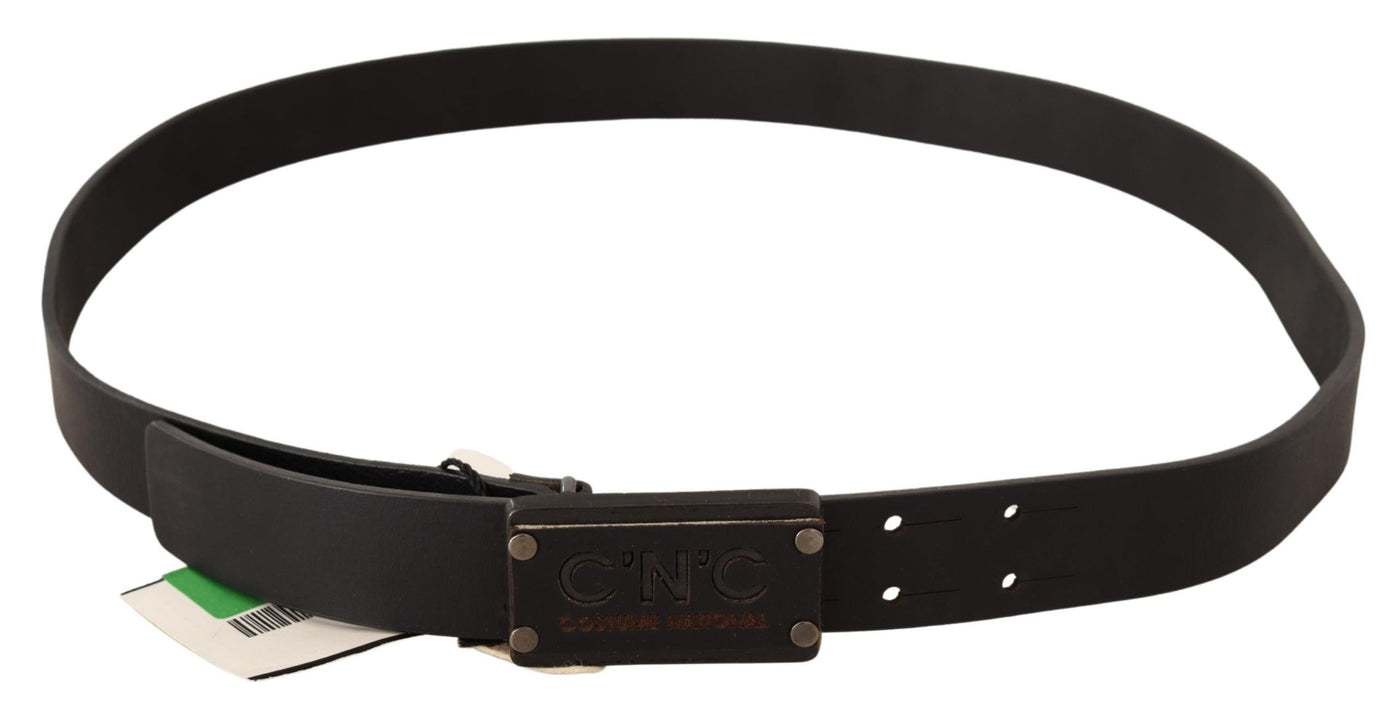 Belt Black Rustic Buckle Waist Belt