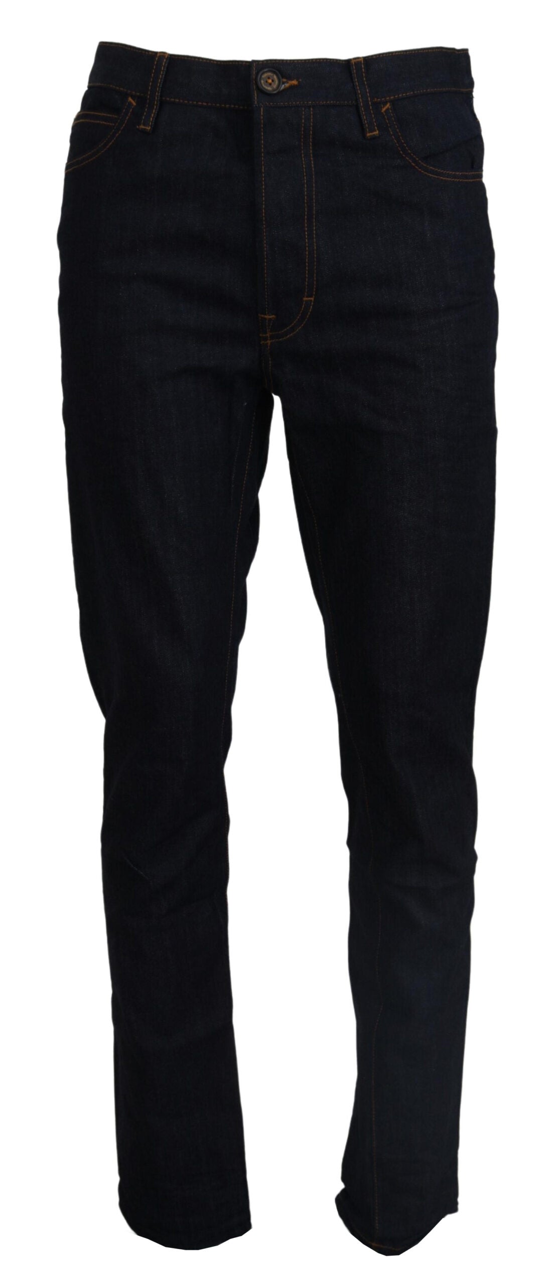 Blue Classic Tapered Denim Men Jeans