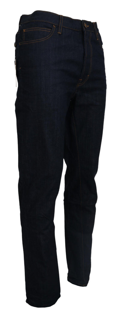 Blue Classic Tapered Denim Men Jeans