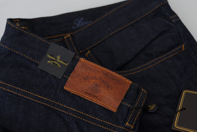 Blue Classic Tapered Denim Men Jeans