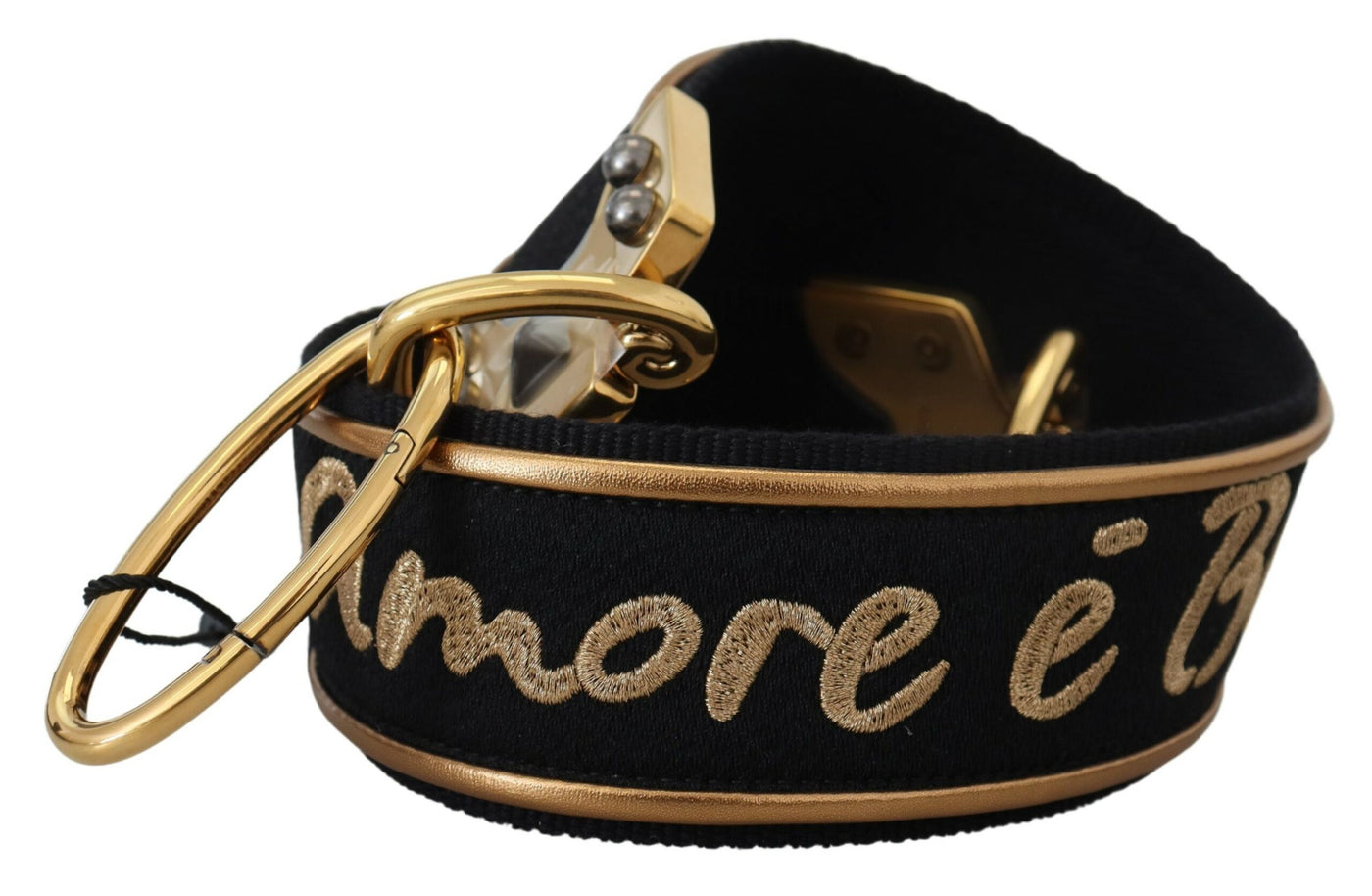 Black L'Amore E'Bellezza Bag Shoulder Strap