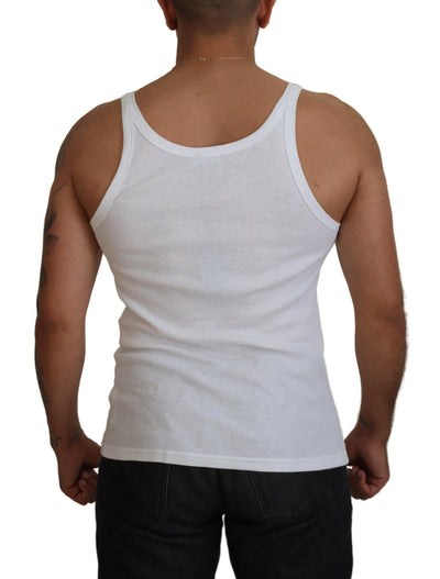 Cotton White Tank Sleeveless Underwear T-shirt