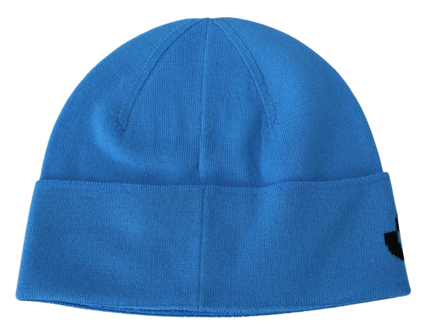 Blue Wool Unisex Winter Warm Beanie Hat