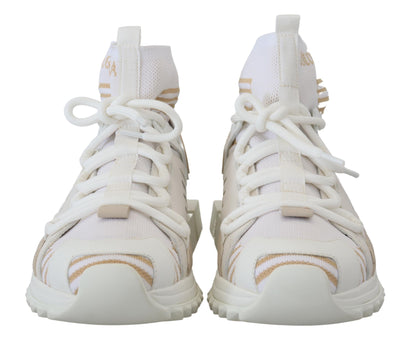 White Beige Sorrento Sneakers Shoes