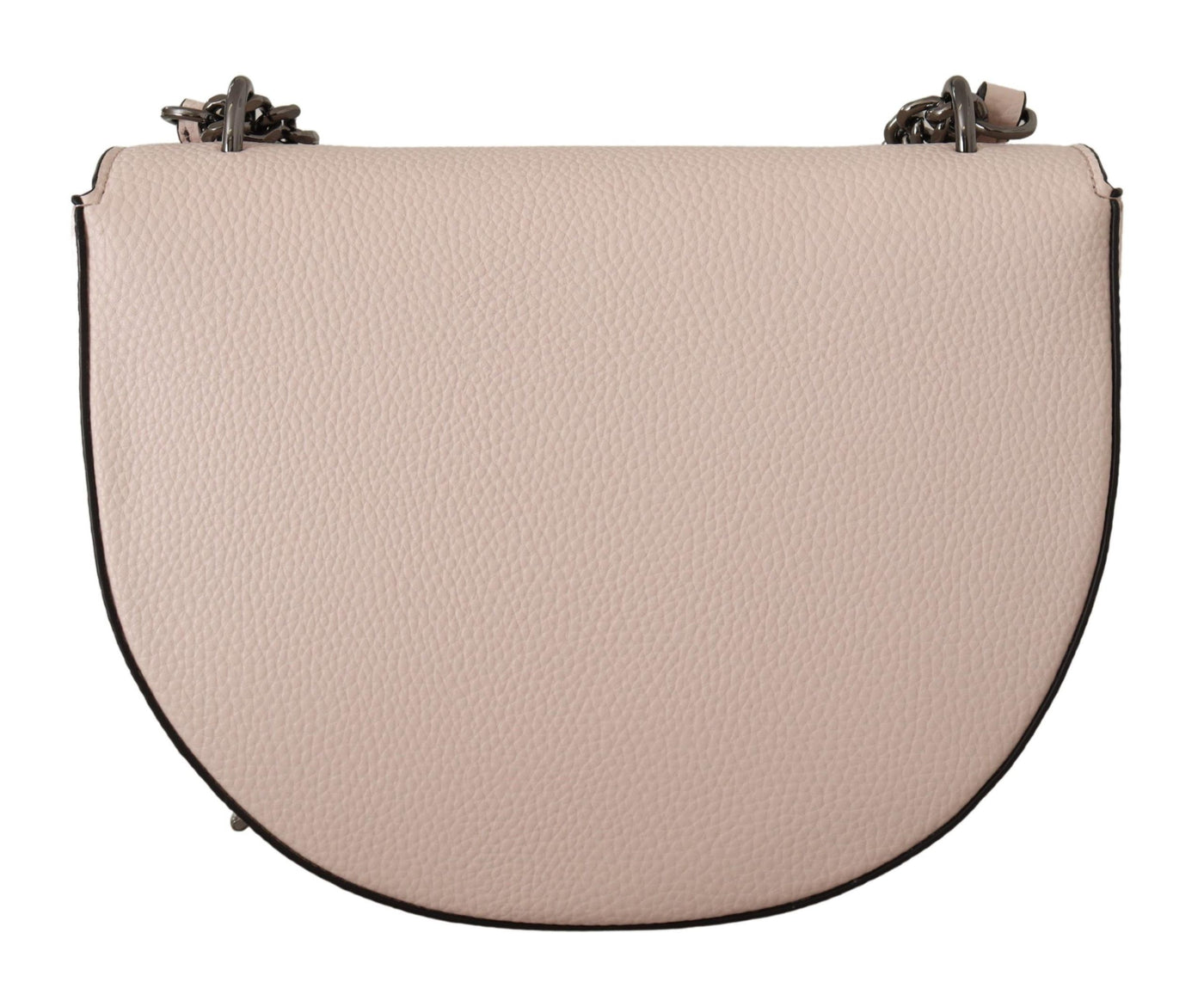 Light Pink Mauve Leather Shoulder Bag