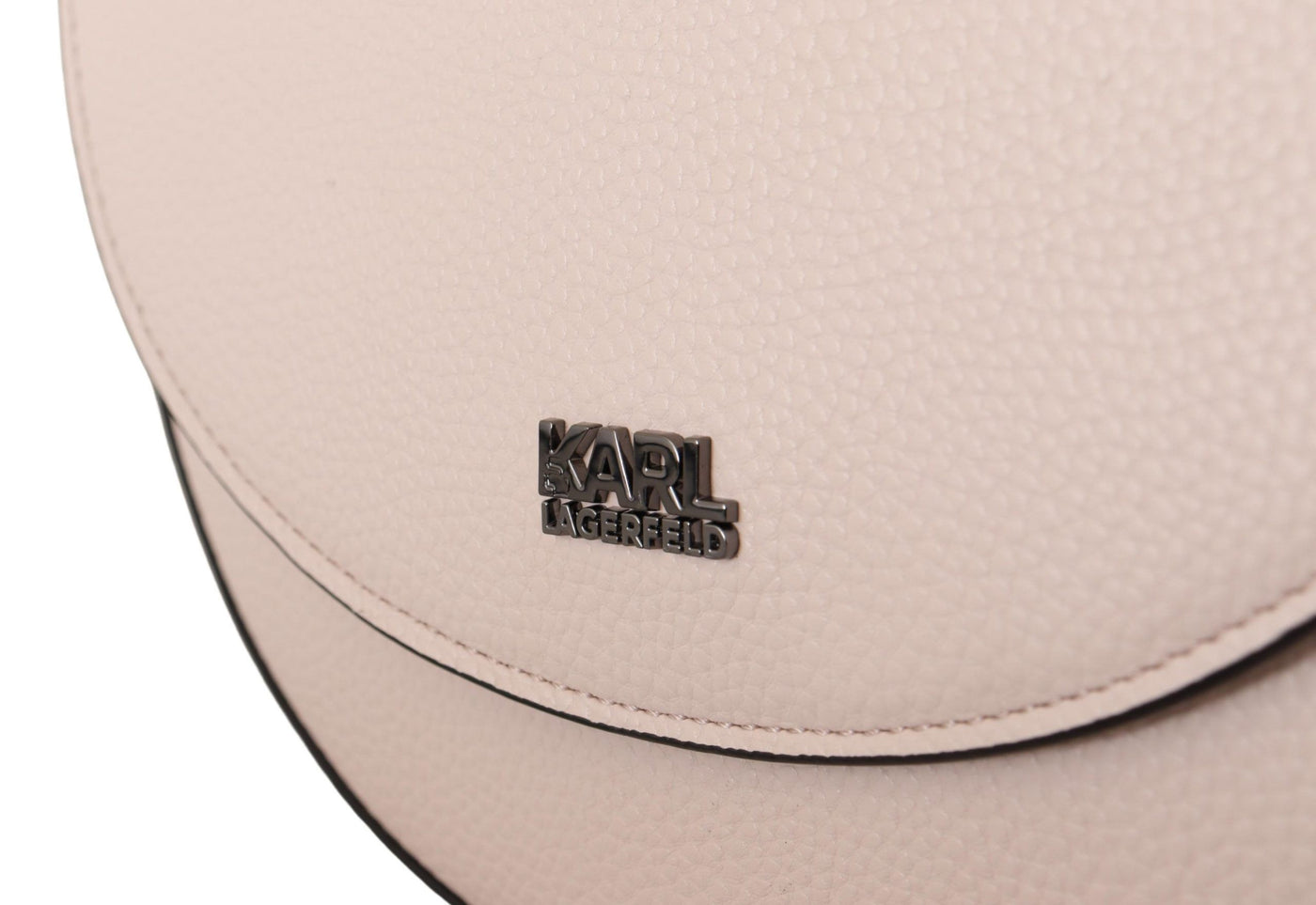 Light Pink Mauve Leather Shoulder Bag