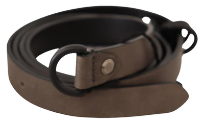 Brown Metal Buckle Waist Belt