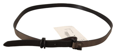 Brown Metal Buckle Waist Belt