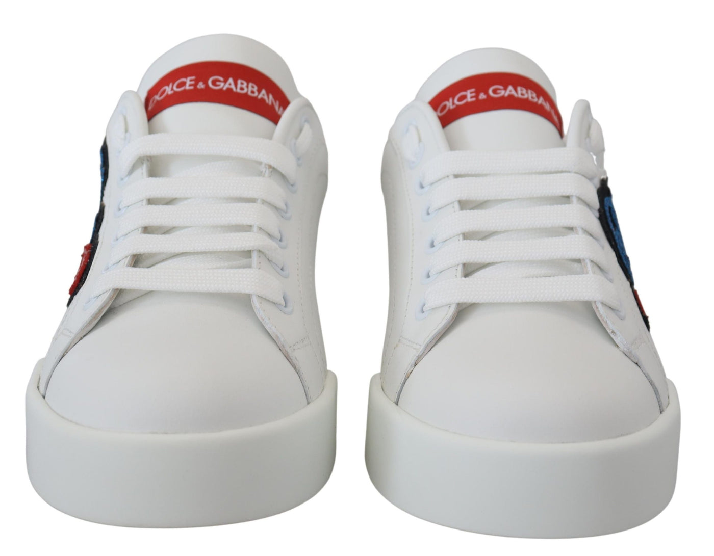 White Portofino Logo Classic Sneakers Shoes