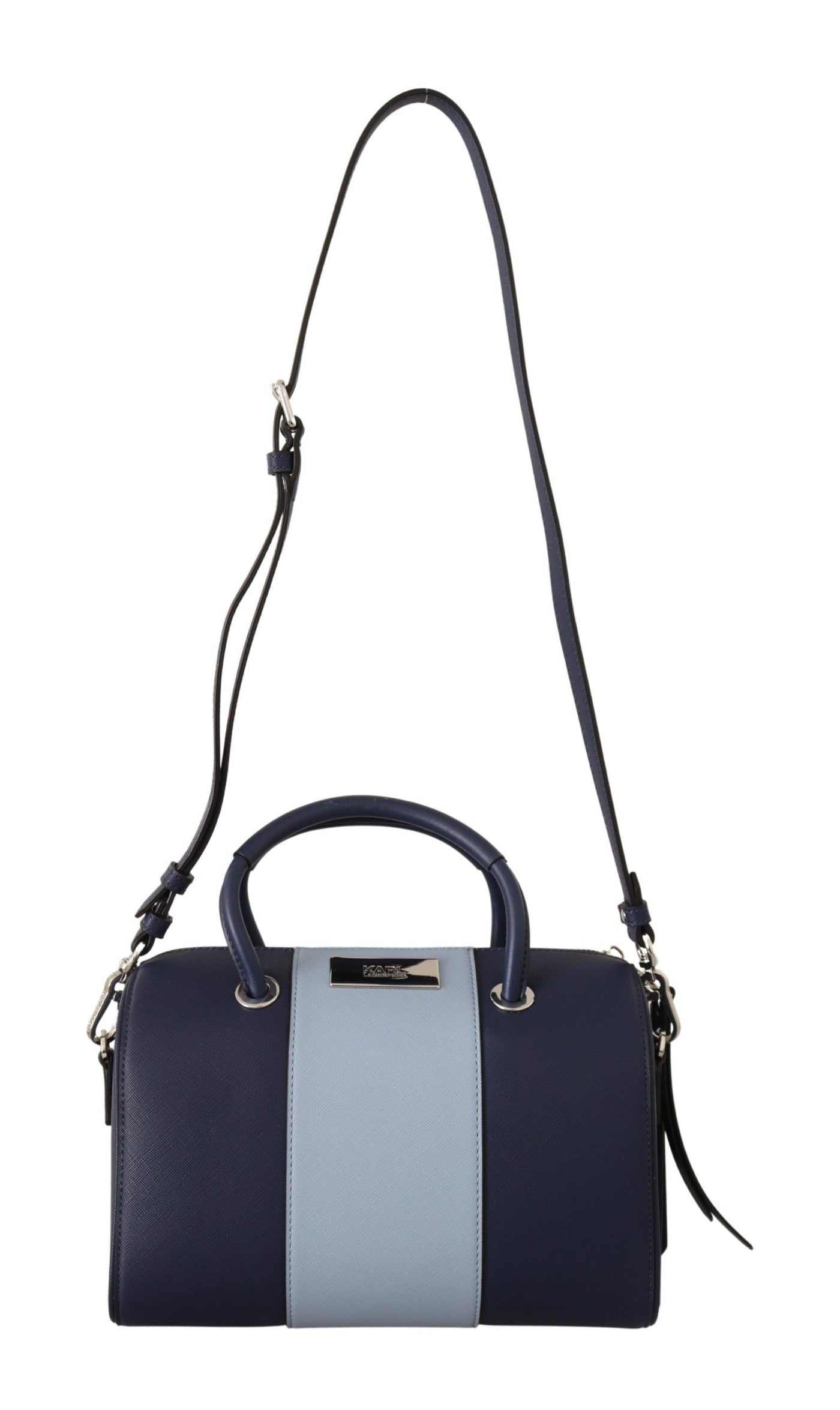 Peacoat Blue Polyurethane Shoulder And Handbag