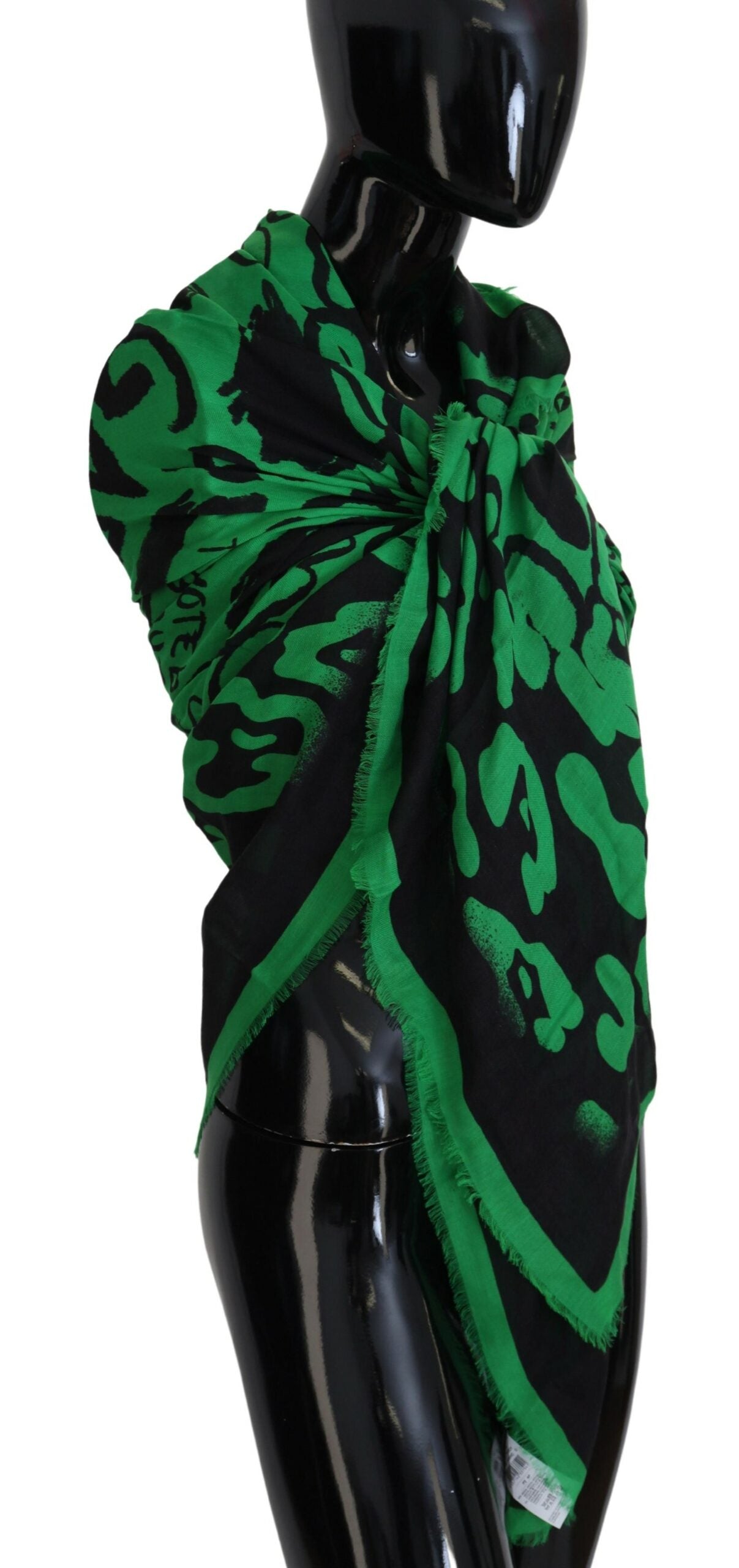 Green Amore Scarf Neck Warm Shawl Scarf