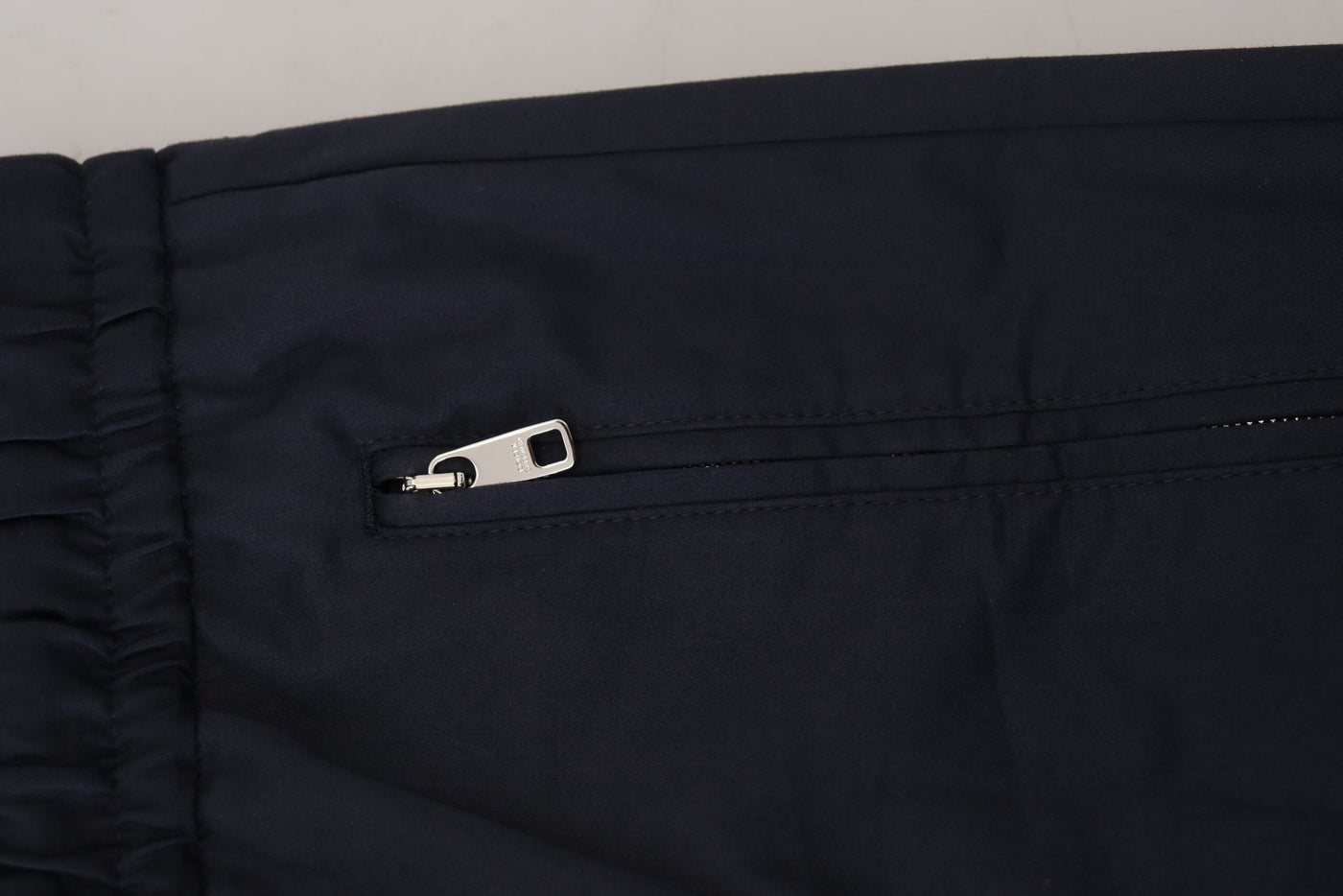 Dark Blue Cotton Skinny Jogger Pants