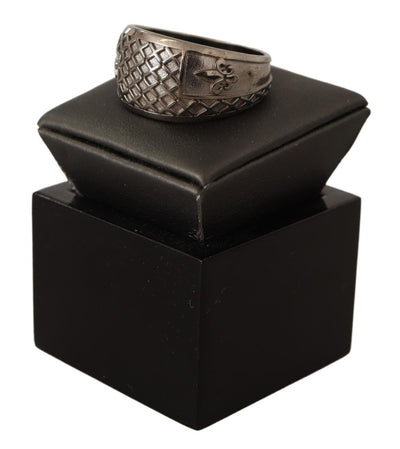 Rhodium 925 Sterling Silver Mens Ring