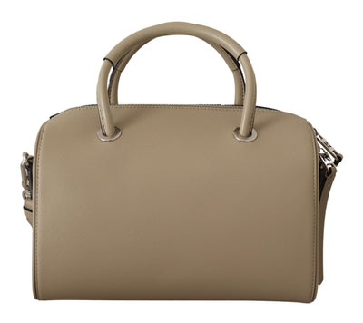 Sage Green Polyurethane Shoulder And Handbag