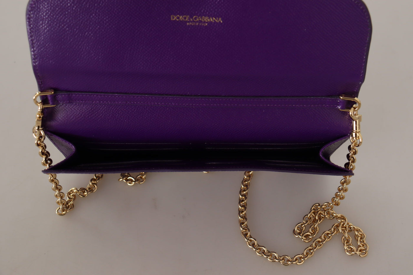 Purple Floral Leather Crystal Clutch Leather Purse