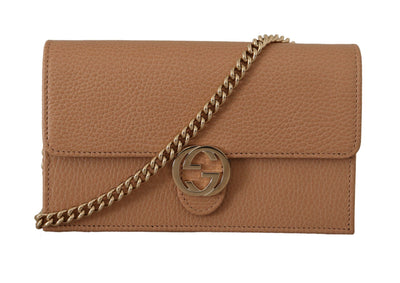 Gucci Beige Icon Leather Crossbody Bag