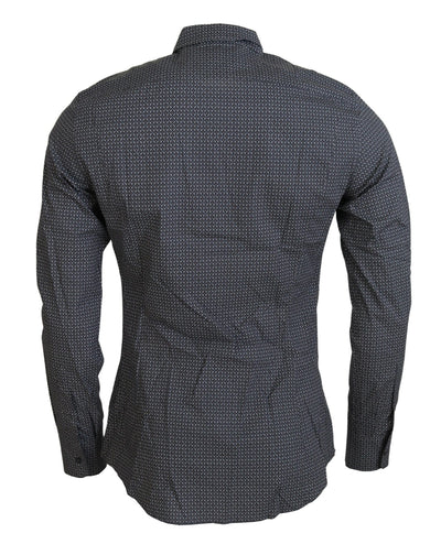 Gray Patterned SICILIA Long Sleeves Shirt