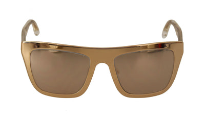 Gold Plated Metal Mirrored Limited Sunglasses