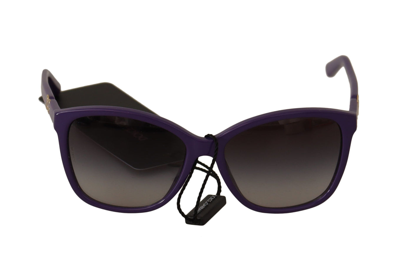 Purple Plastic Frame Gradient Lens Sunglasses