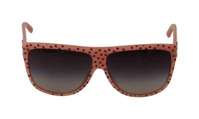 Brown Stars Acetate Frame Women Shades Sunglasses