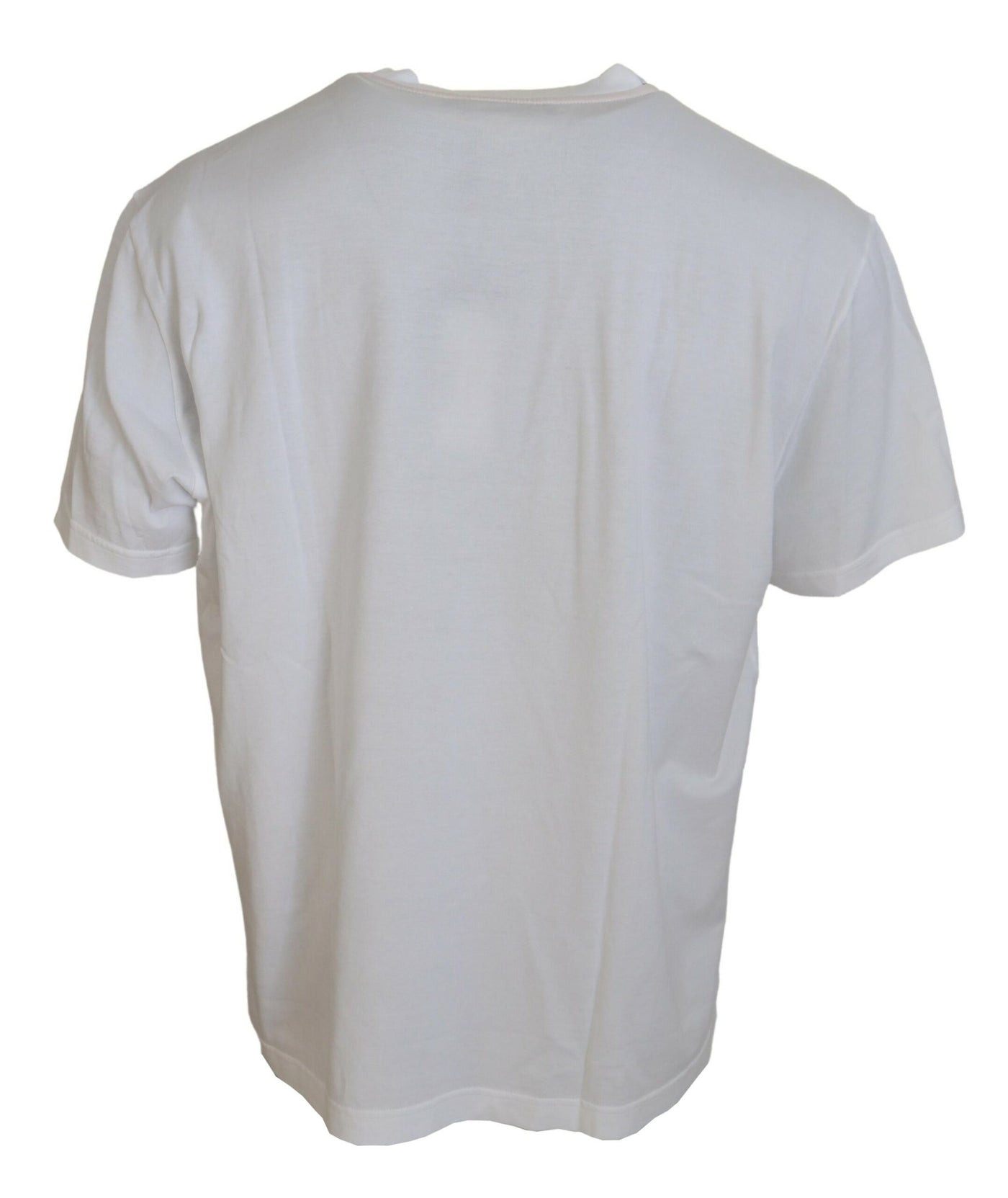 White Carretto Cotton Short Sleeve T-shirt