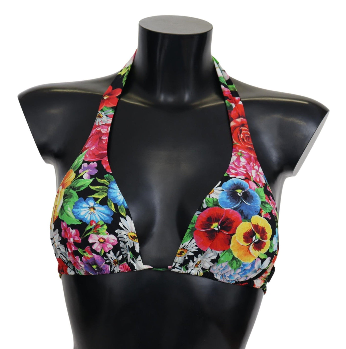 Multicolor Floral Print Swimwear Bikini Tops