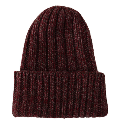 Bordeaux Capello Cashmere Knit Beanie