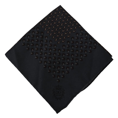 Multicolor Patterned Silk Pocket Square Handkerchief