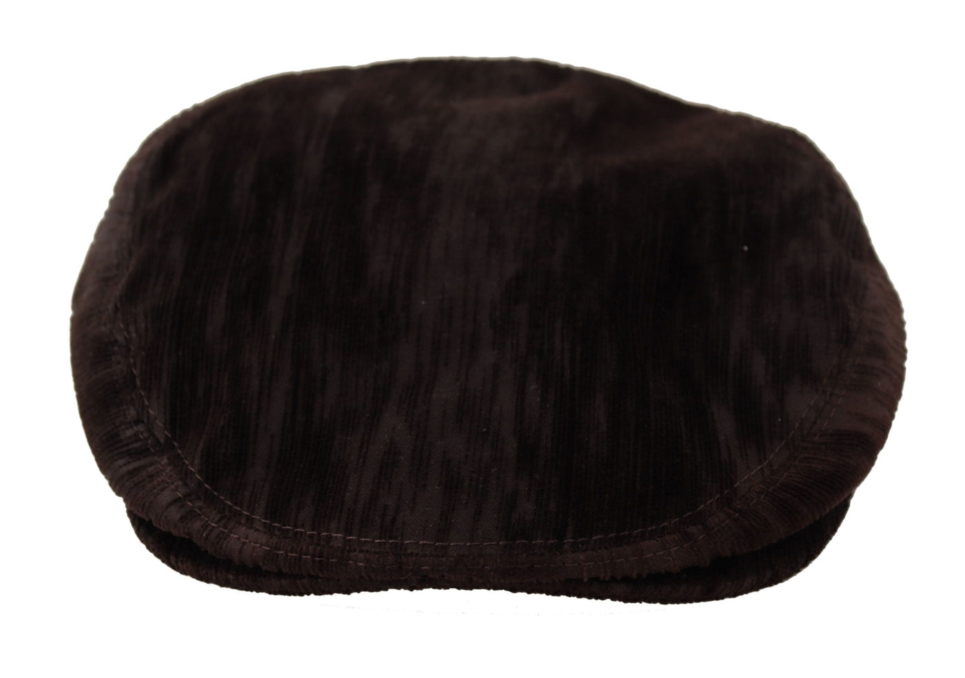 Brown Velvet Newsboy Men Capello Cotton Hat