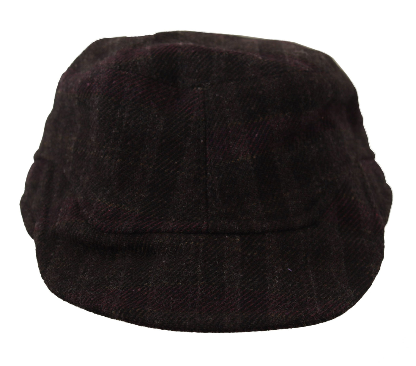 Brown Plaid Wool Fisherman Men Capello Hat