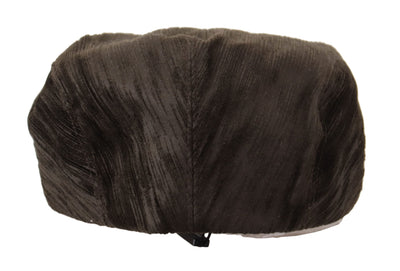 Brown Velvet Newsboy Cotton Men Capello Hat