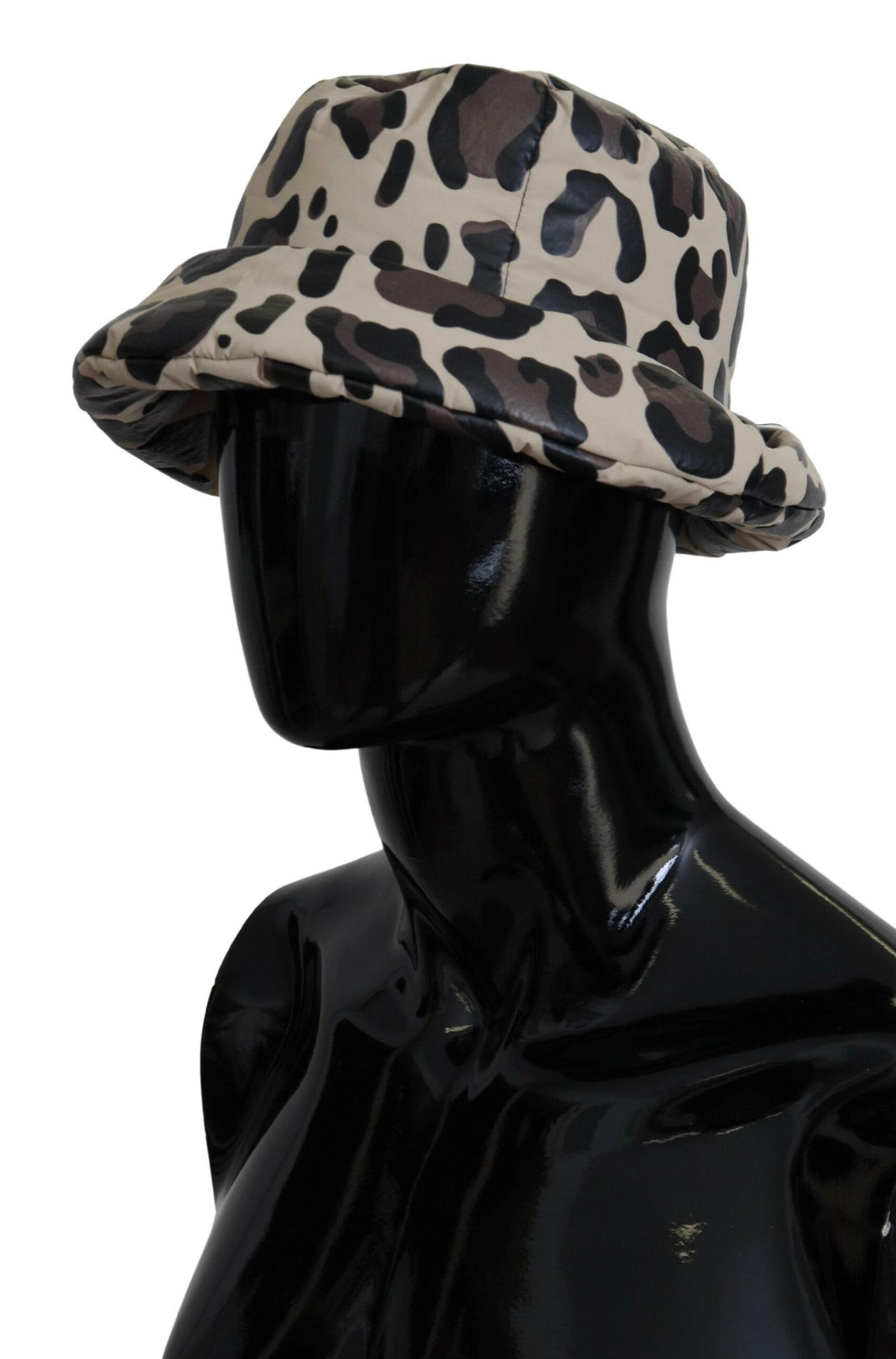 Multicolor Leopard Print Capello Men Bucket Cap Hat