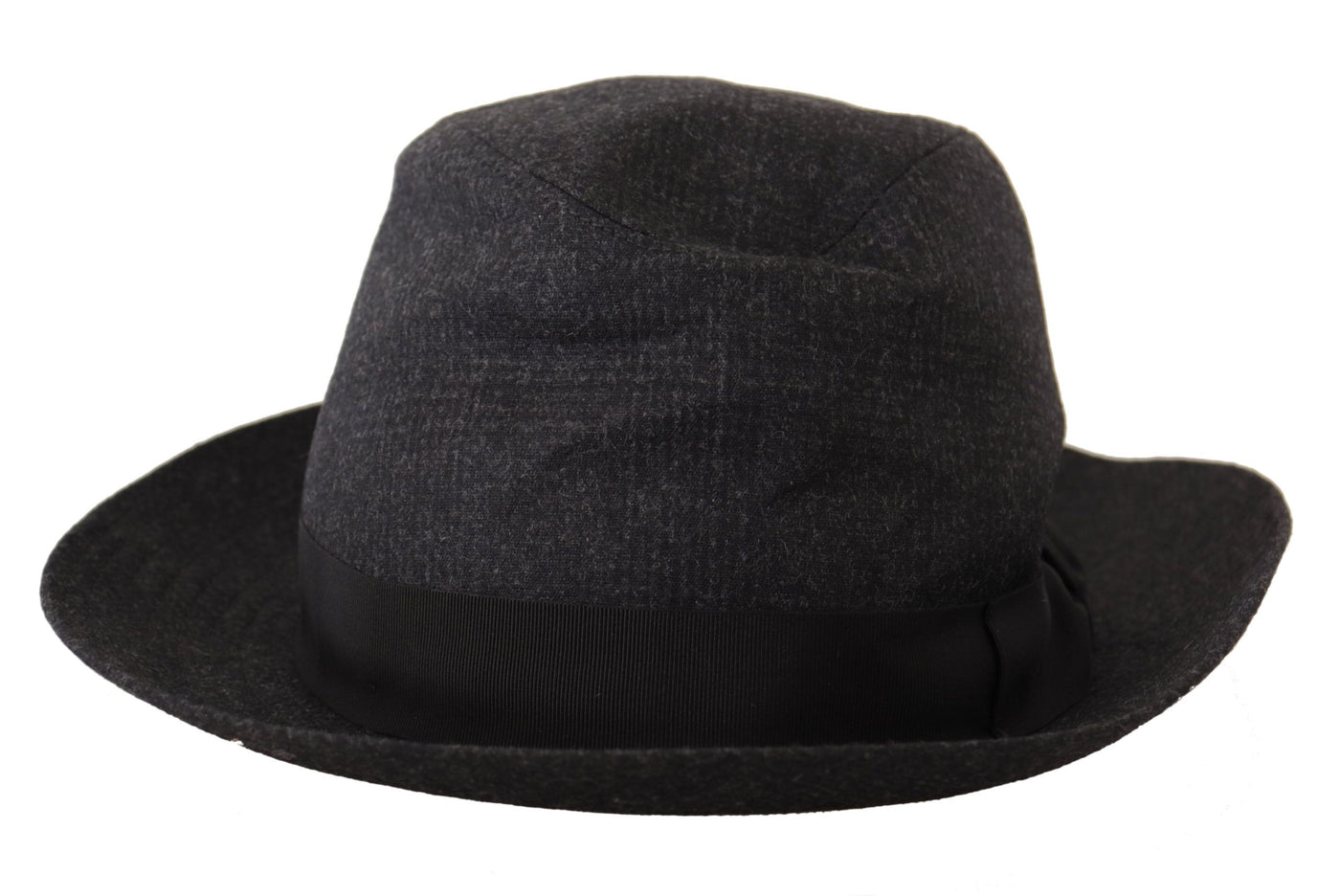 Gray Wool Knitted Fedora Men Capello Hat