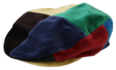 Multicolor Cotton Newsboy Men Hat