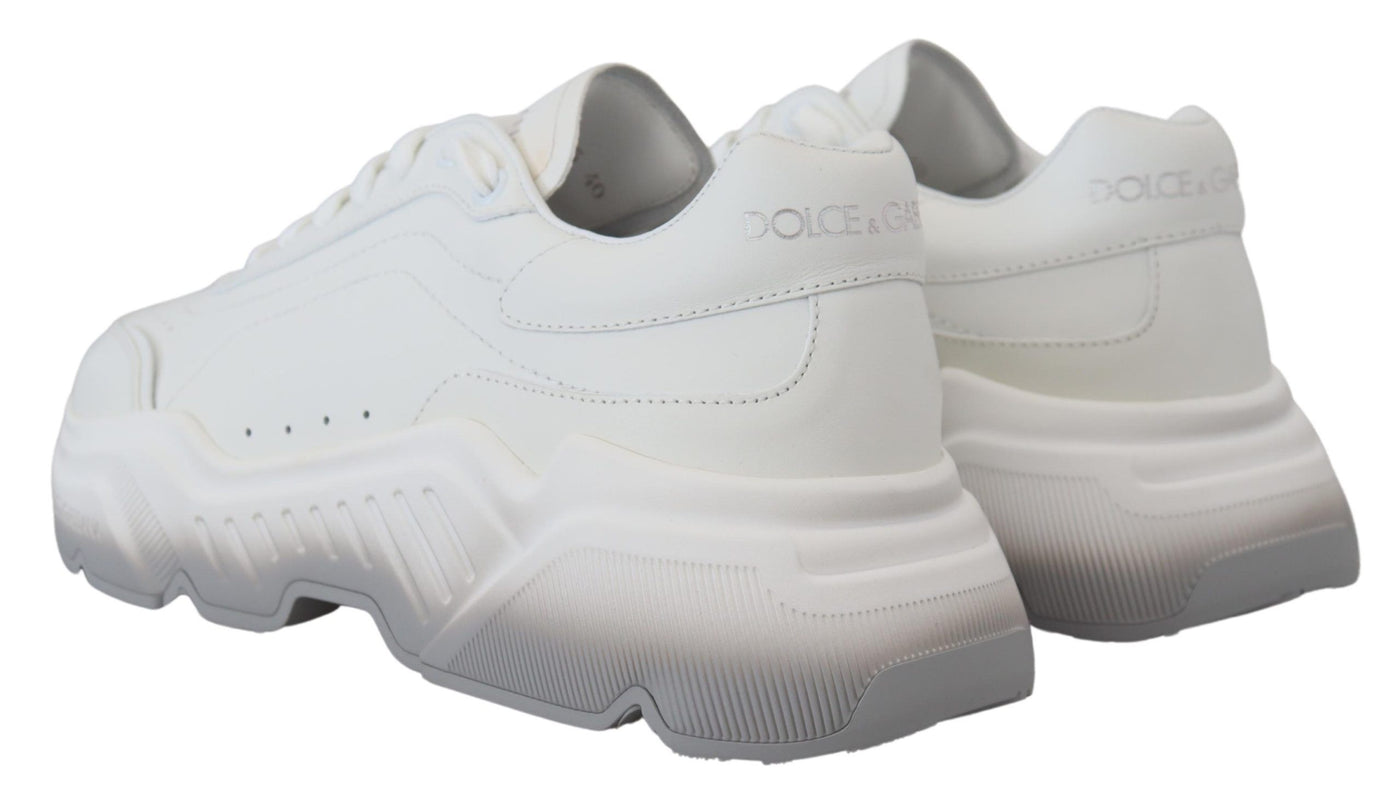 White Leather Daymaster Sneakers Shoes