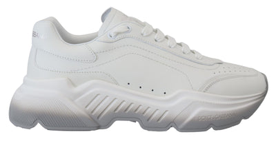 White Leather Daymaster Sneakers Shoes