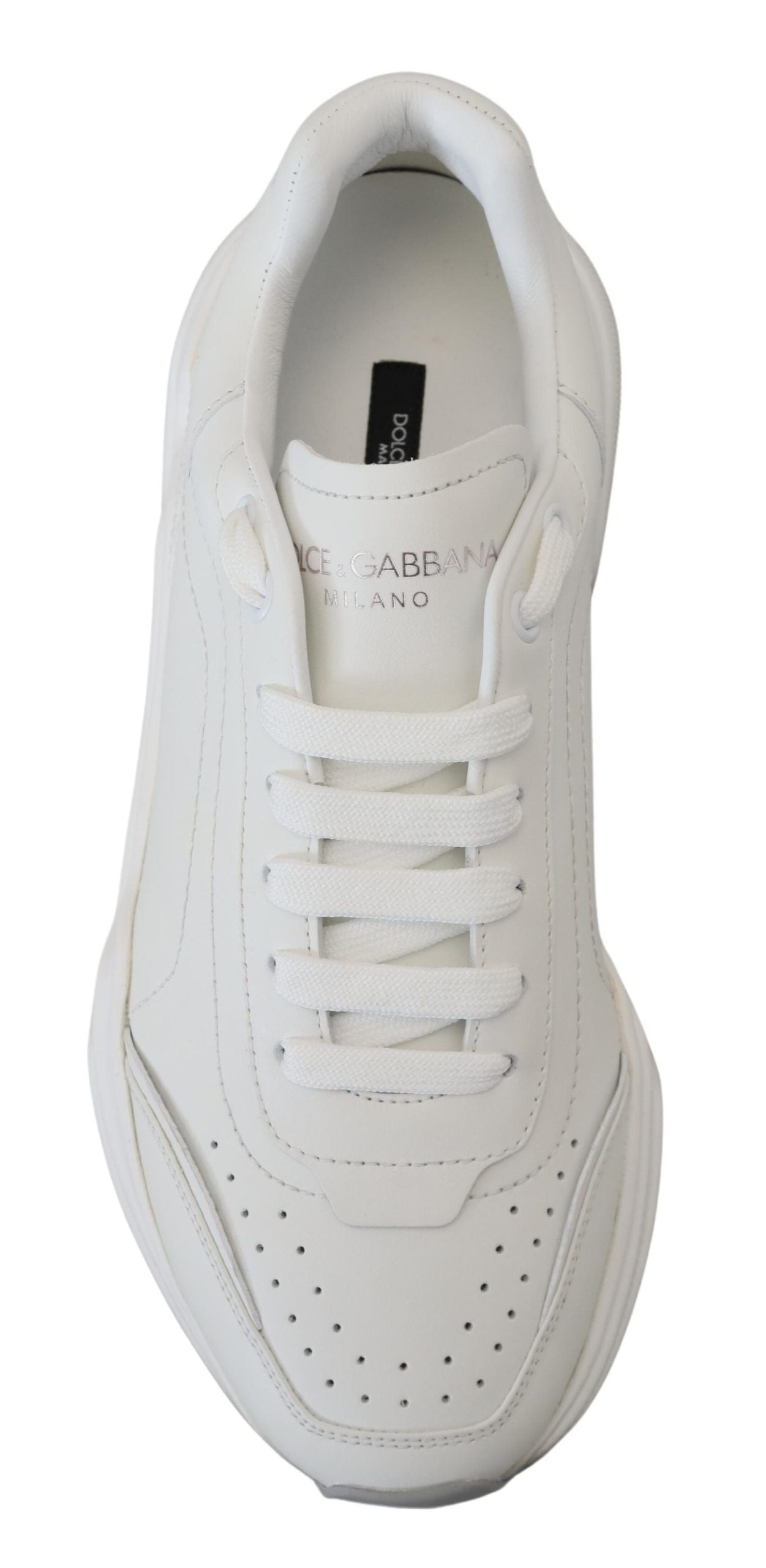 White Leather Daymaster Sneakers Shoes