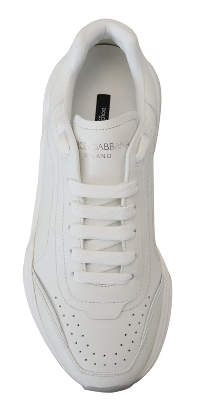 White Leather Daymaster Sneakers Shoes